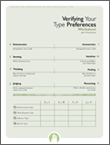 Verifying Your Type Preferences: Worksheet and Leader's Guide